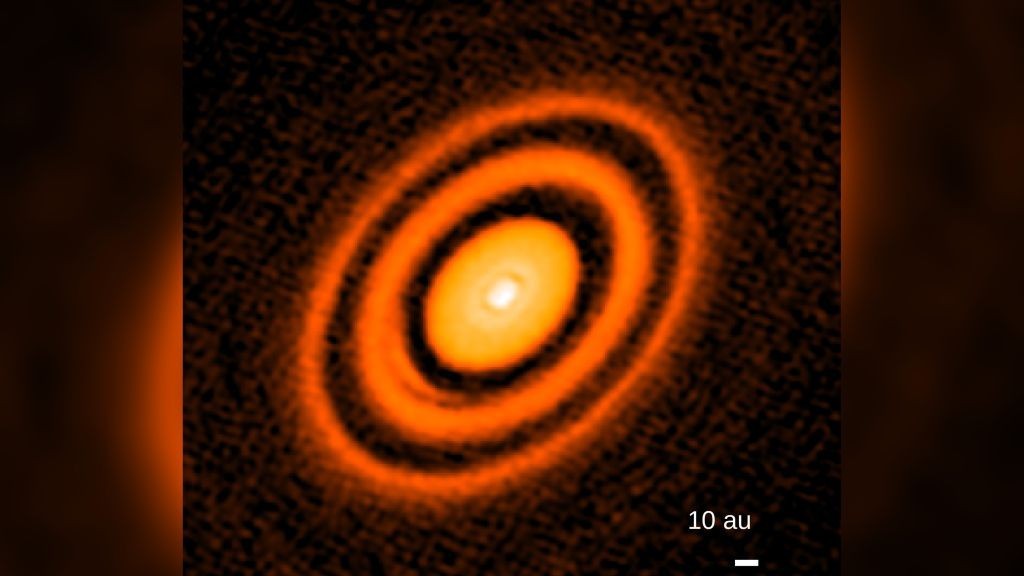 The sun used to have rings like Saturn