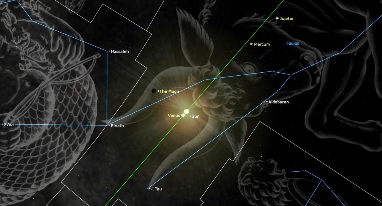 New moon of June 2024 tonight lets Saturn, Mars and Jupiter shine