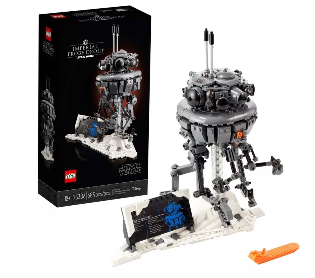 This Lego Star Wars Imperial Probe Droid building set is now on sale