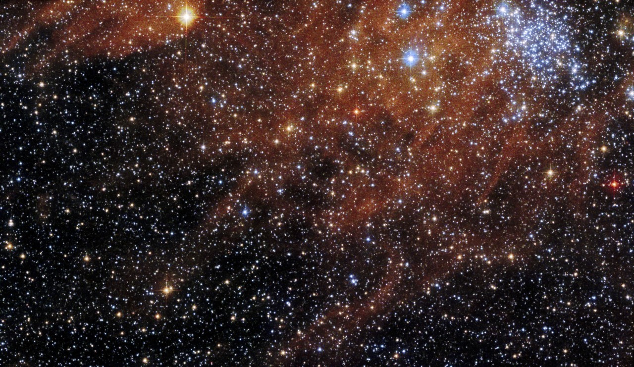 Hubble Space Telescope peers into a glittering sea of extragalactic stars (photo)