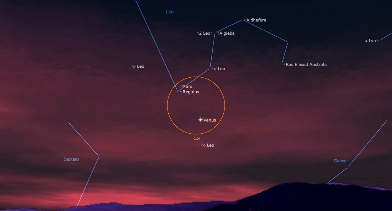 Mars and Venus leave the night sky this month. Here's how to say goodbye