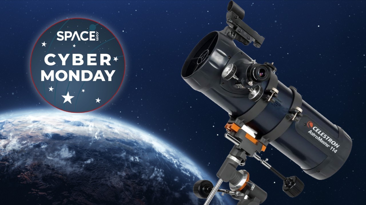 Save $120 on the excellent Celestron AstroMaster 114EQ telescope this Cyber Monday