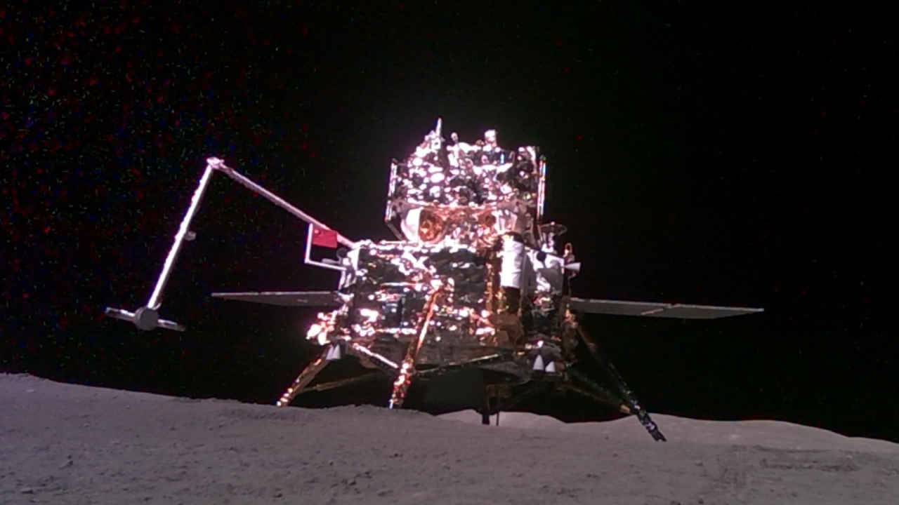 How China's Chang'e 6 minirover snapped its epic photo on the moon's far side