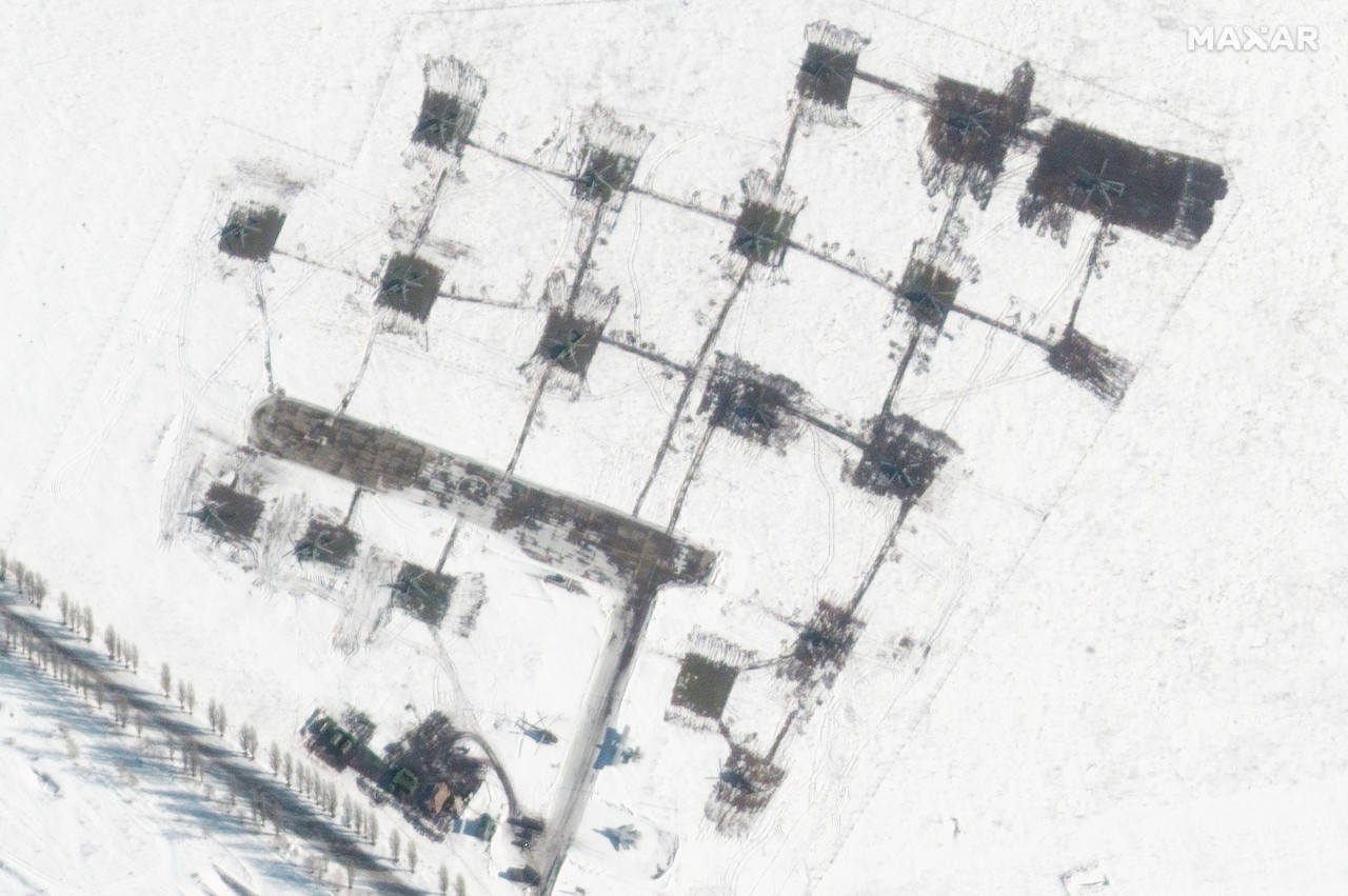 Military activity in Russia spotted in satellite photos as tensions rise in Ukraine