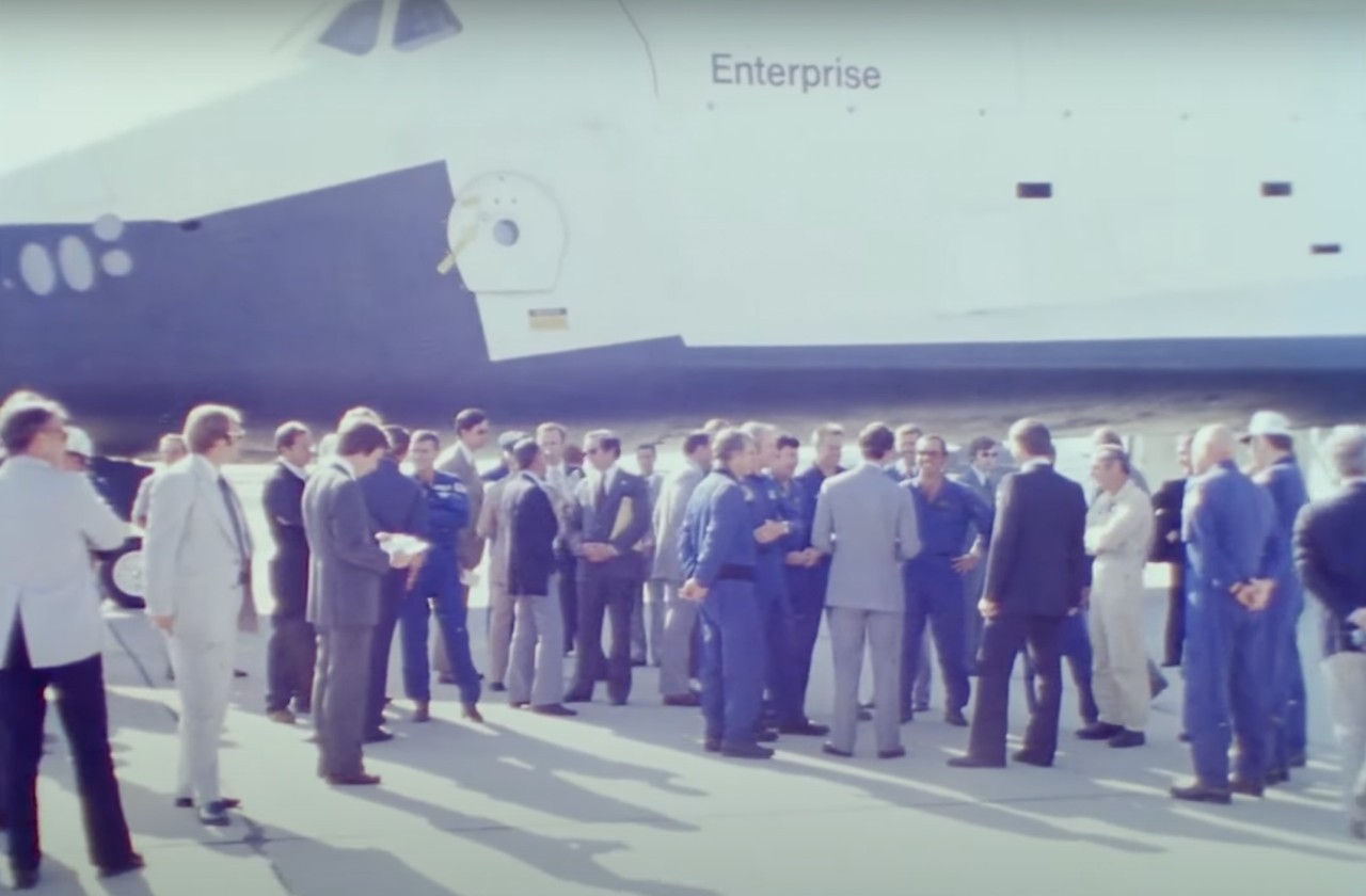 Remember when: King Charles met NASA's space shuttle Enterprise in 1977 (video)