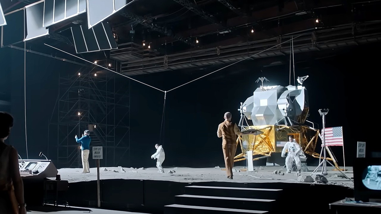 Watch Scarlett Johansson fake a moon landing in new 'Fly Me To The Moon' trailer (video)