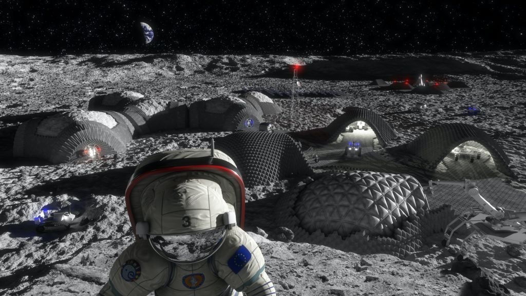 Why can't we put a space station on the moon?