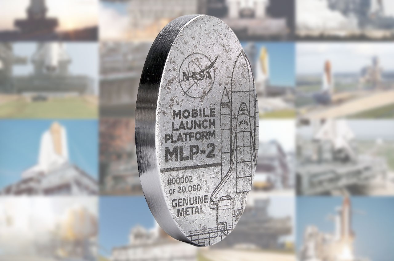 MotoArt makes mementos from scrapped NASA shuttle launch platform