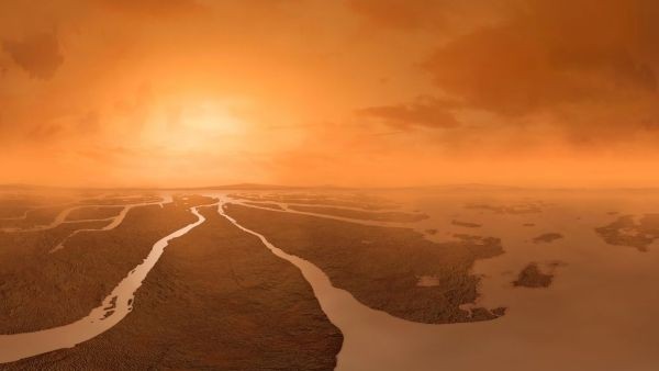 Moon-in-a-jar recreates the hazy atmosphere of Titan, Saturn's largest moon