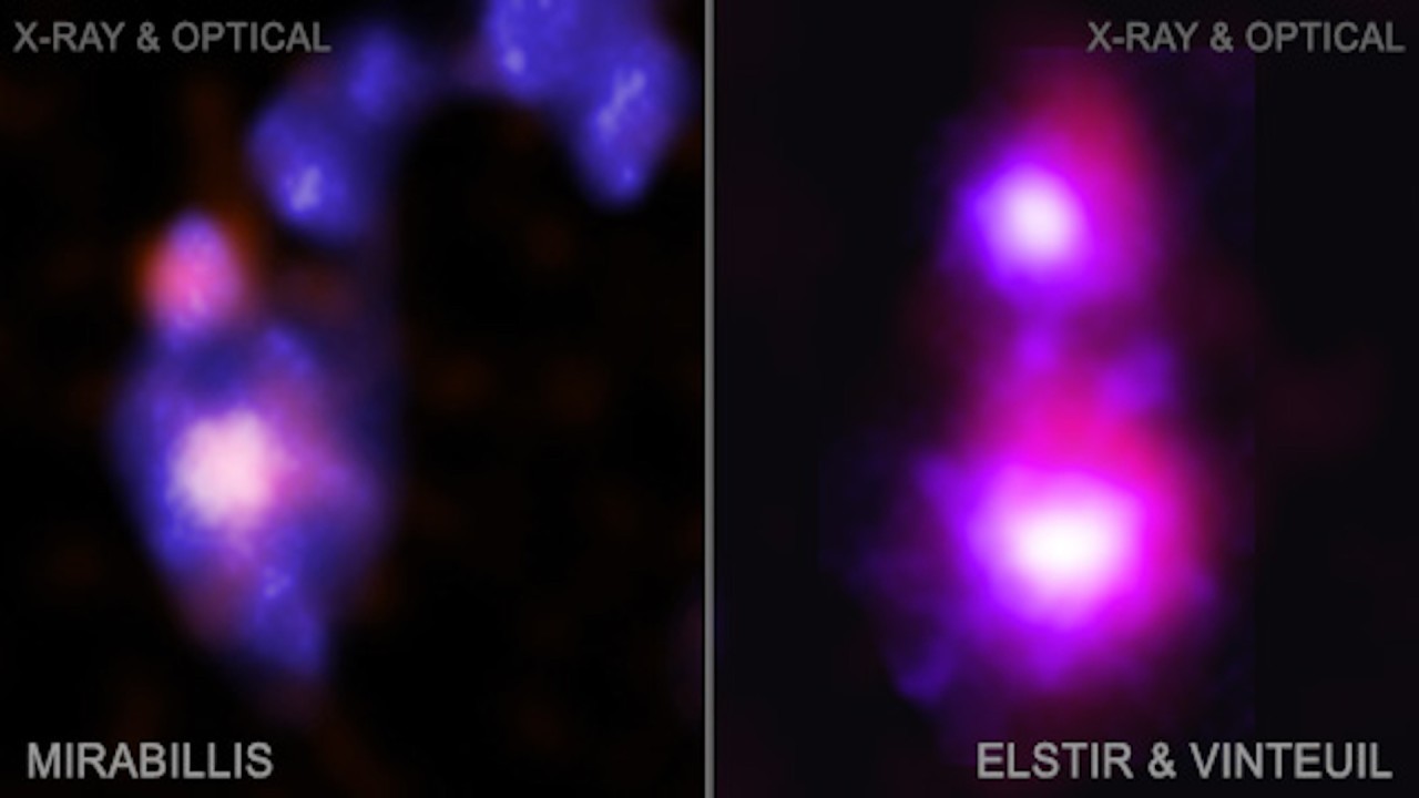 Double trouble! Two pairs of giant black holes spotted on collision course