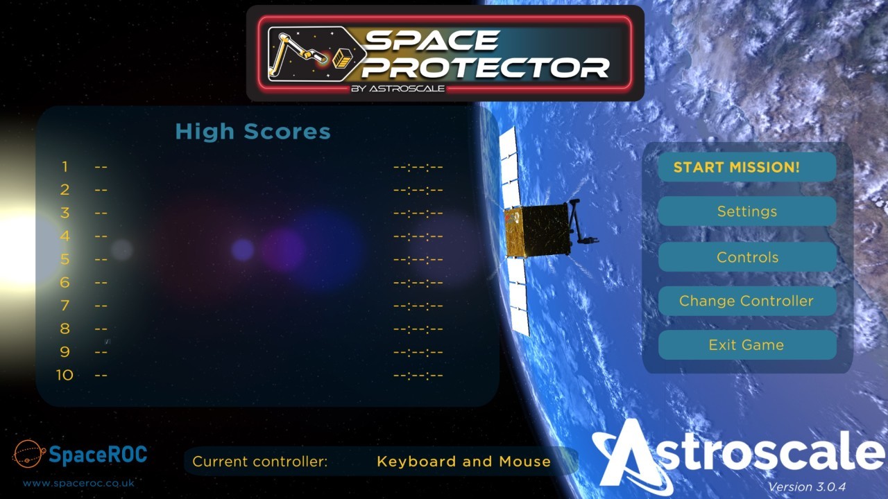 Test your space debris catching skills in new game released by Astroscale