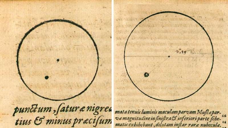 These 17th-century drawings of the sun by Kepler add fire to solar cycle mystery