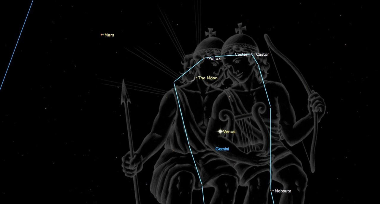 Watch the moon snuggle up to Earth's 'evil twin' Venus today with free livestream