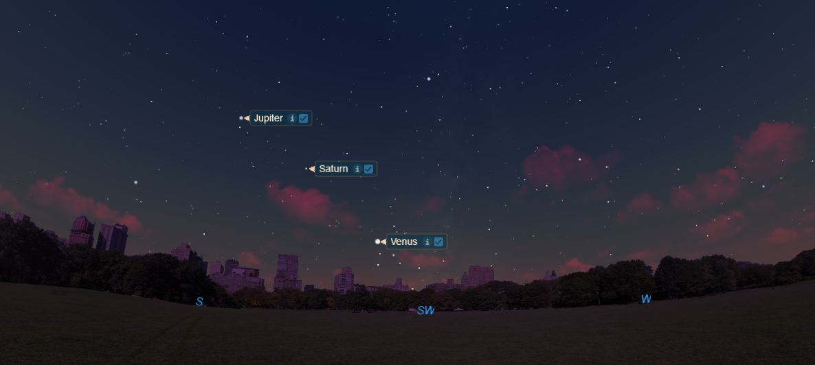 Thanksgiving night sky 2021: 3 planets and more shine on Thursday!