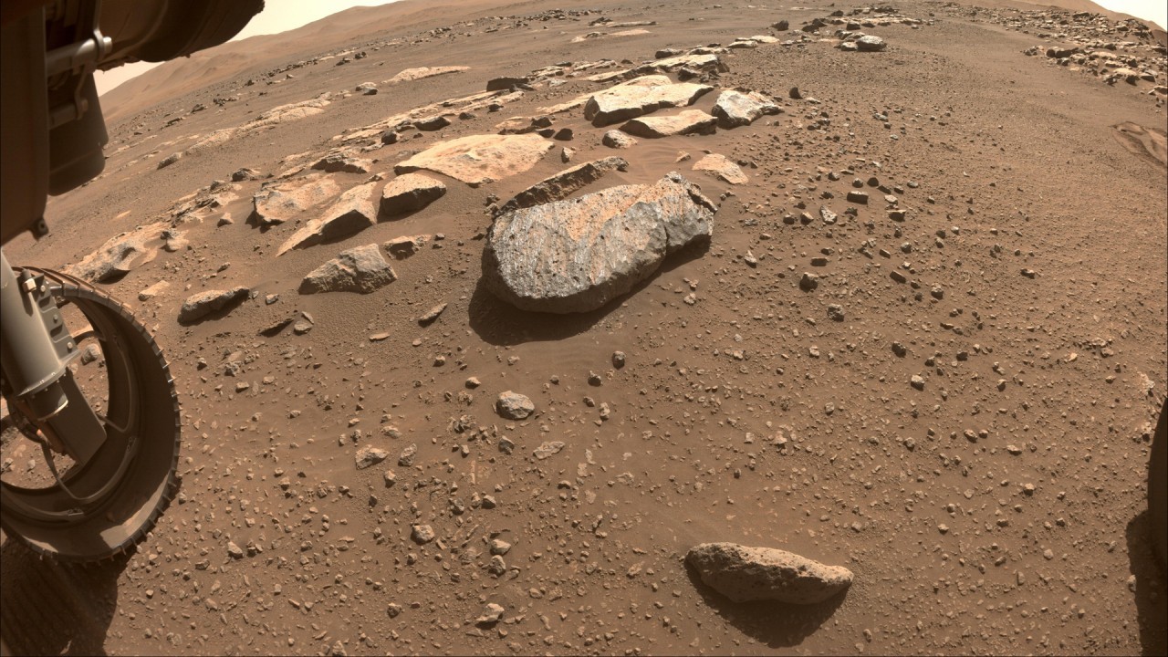 Perseverance Mars rover finds surprising volcanic rocks in once lake-filled crater