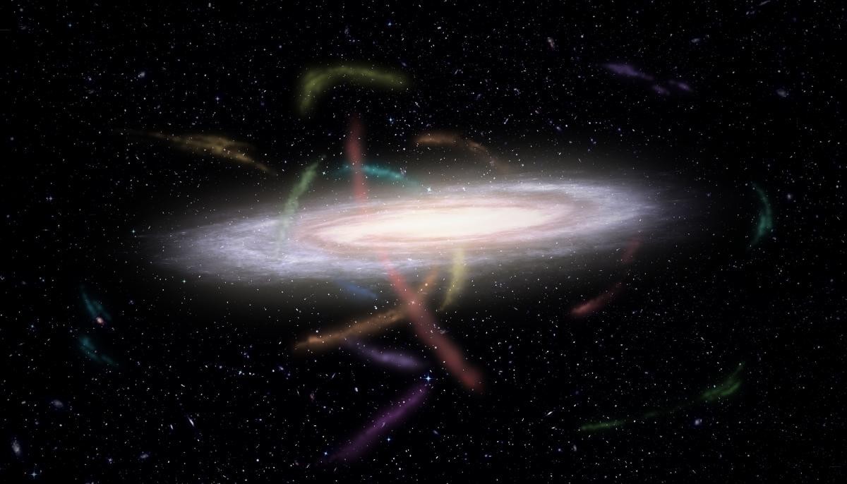 Streams of stars orbiting the Milky Way shed light on galaxy’s dark matter