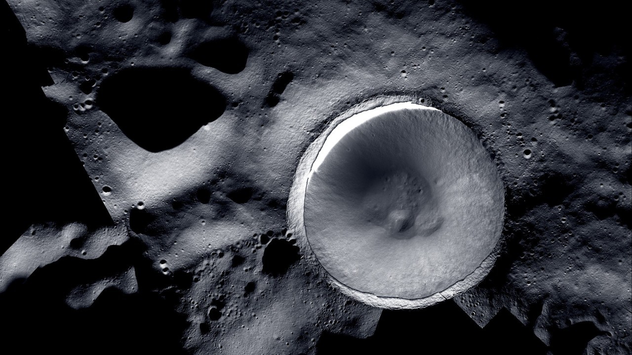 Incredible new moon photo shows Artemis 3 landing sites near the lunar south pole (photos)