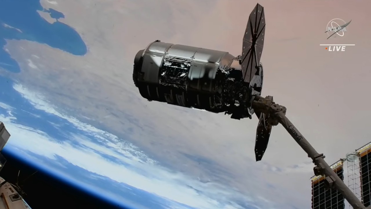 Watch live as private Cygnus cargo craft leaves the ISS on Dec. 22