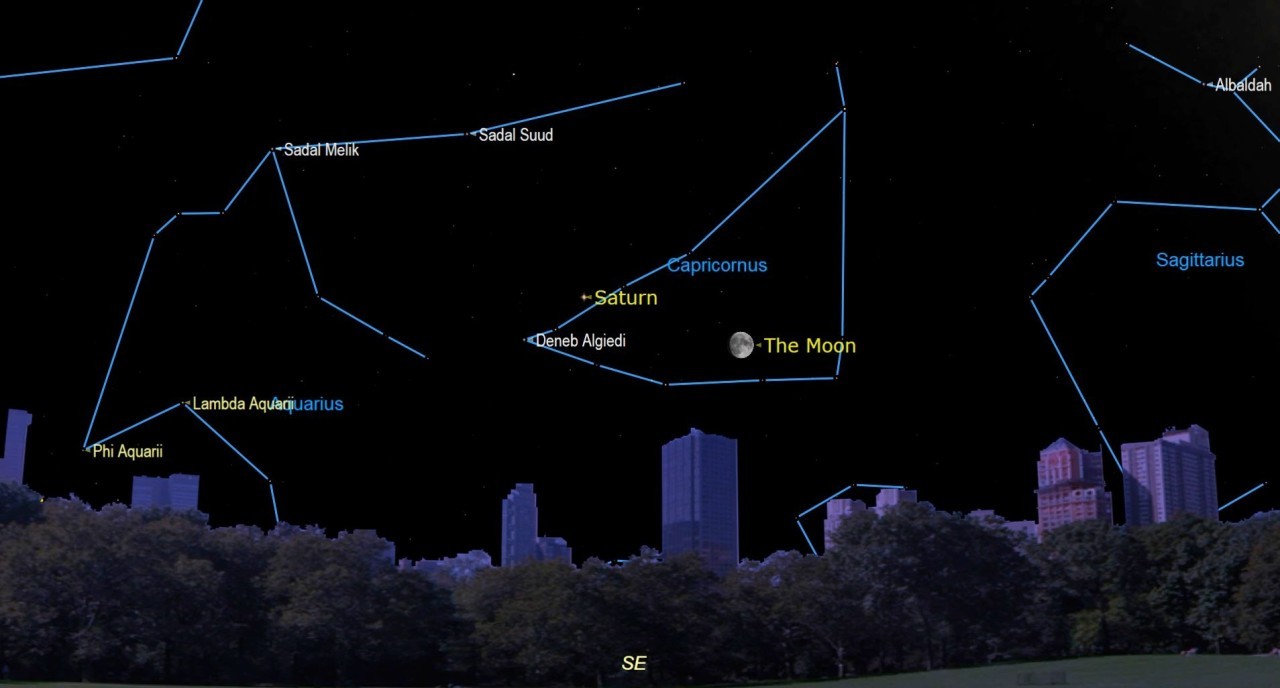 Saturn and a bright moon share the sky Wednesday (Sept. 7)