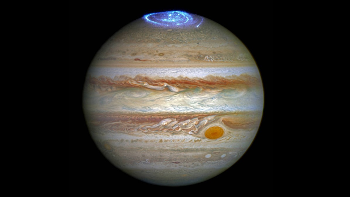 Jupiter's auroras arise from a magnetic 'tug-of-war' with volcanic eruptions on its moon Io