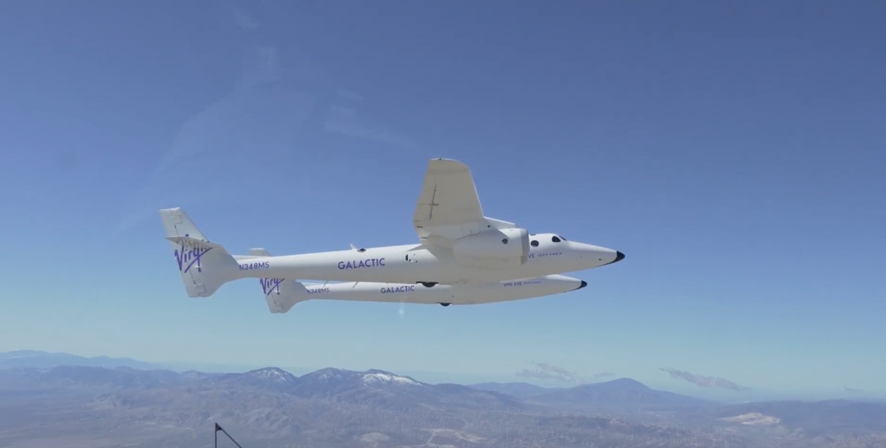 Virgin Galactic carrier plane flies for 1st time since 2021