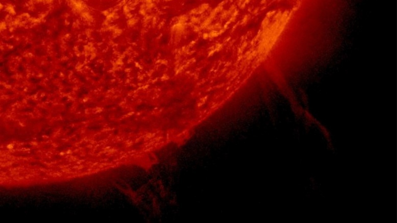 Sun spews 'dark plasma' into space from its far side