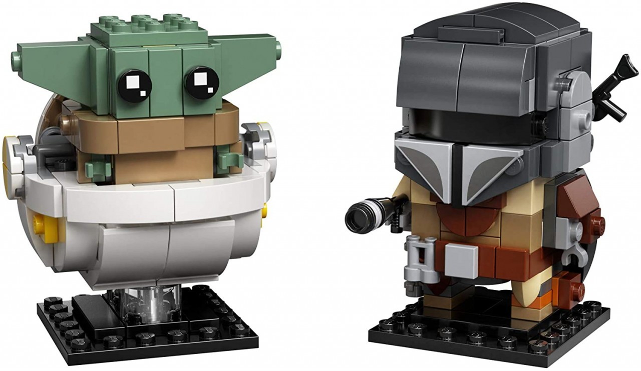 Save 40% on the Lego BrickHeadz Star Wars Building Kit featuring The Mandalorian and The Child