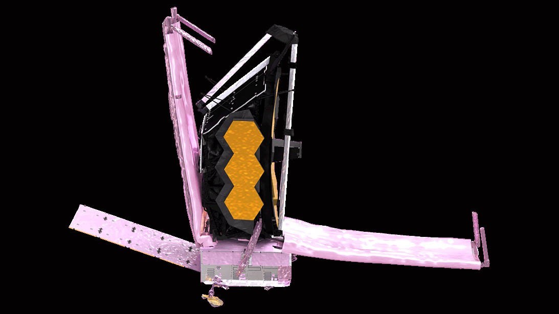 James Webb Space Telescope begins unfolding delicate, massive sunshield