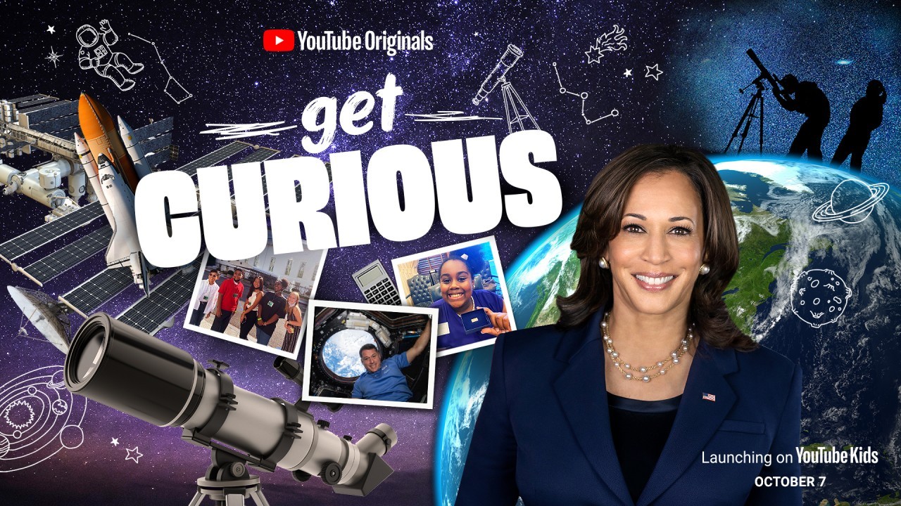 New YouTube short shows kids on space scavenger hunt with VP Kamala Harris