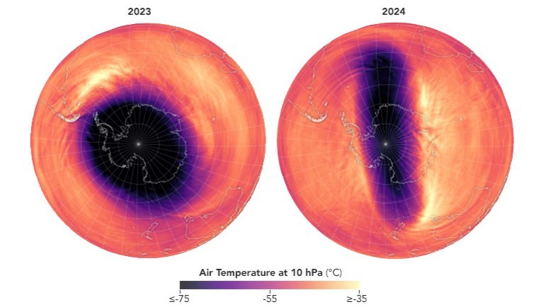 'Surprising' warmth above Antarctica is earliest observed on record