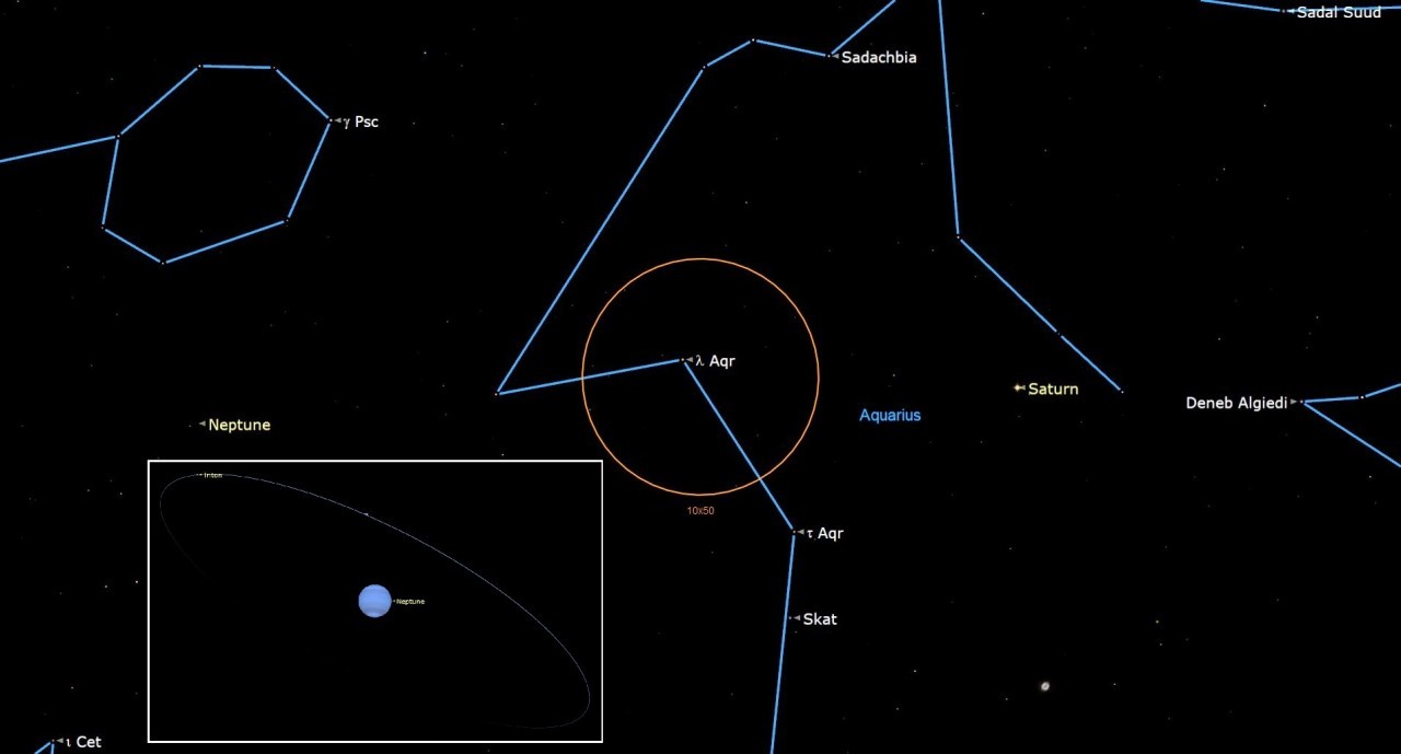 Distant Neptune and Uranus make for excellent night sky sights this week. Here's how to see them