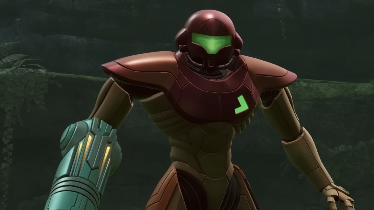 Blast aliens to bits as bounty hunter Samus Aran in in 'Metroid Prime Remastered'