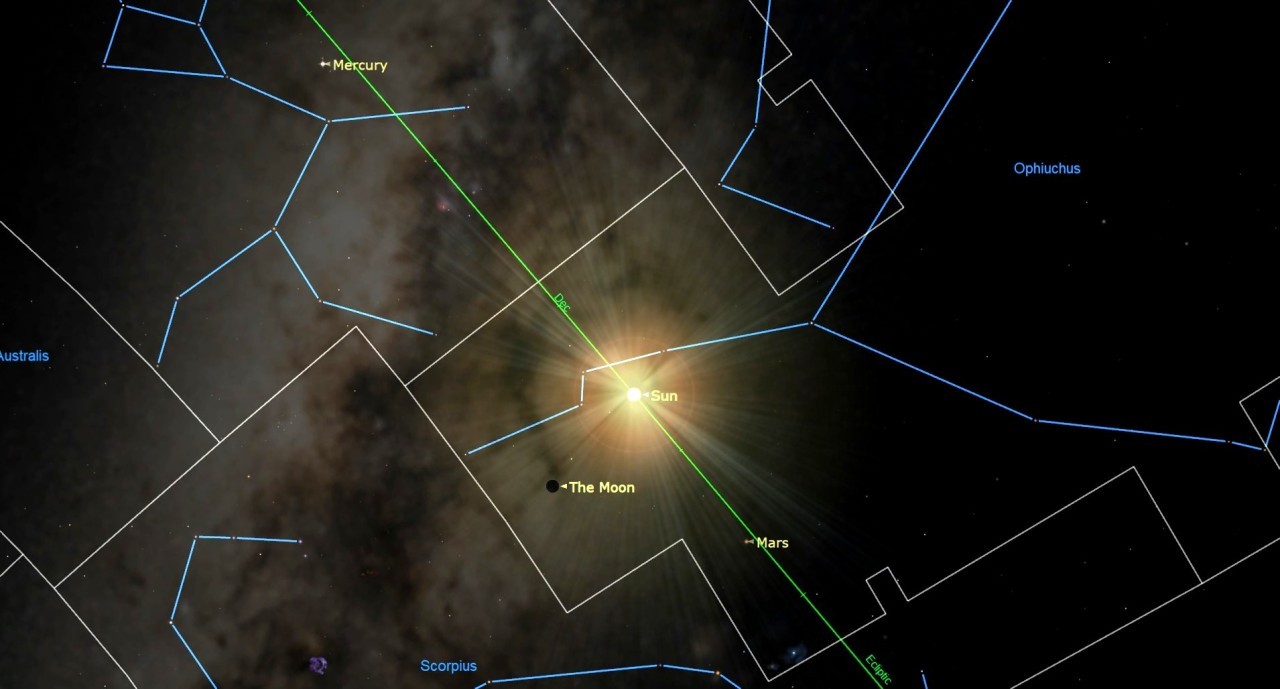 December's new moon allows the Geminid meteor shower to shine tonight