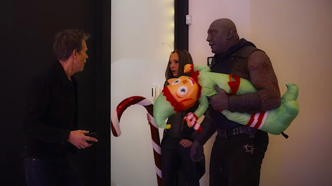 The 'Guardians of the Galaxy Holiday Special' is going to kidnap Kevin Bacon (trailer)