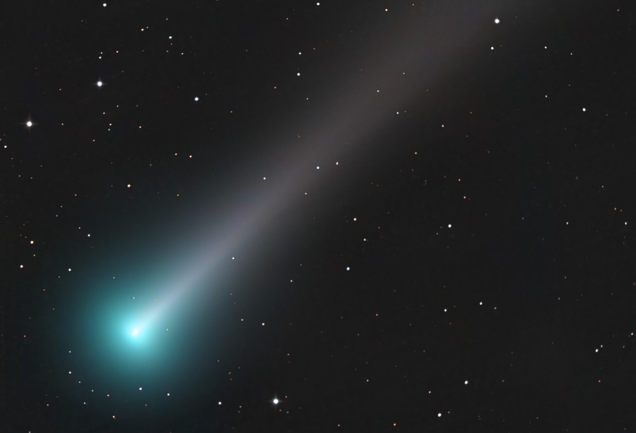 Brightening Comet Leonard may be visible without a telescope. Look near Venus.