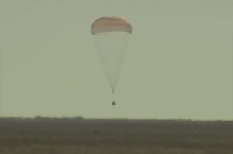 That's a wrap! Soyuz lands with film crew after space station movie shoot