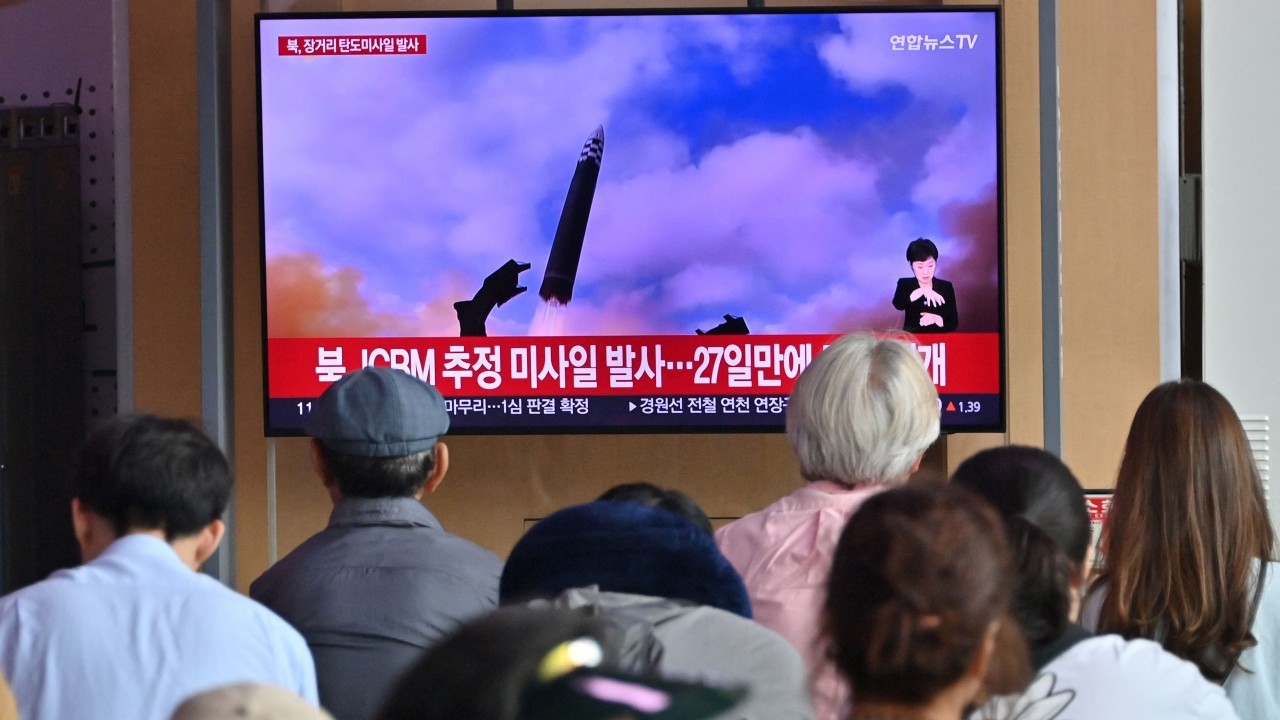 North Korea launches ICBM on record-breaking 74-minute flight