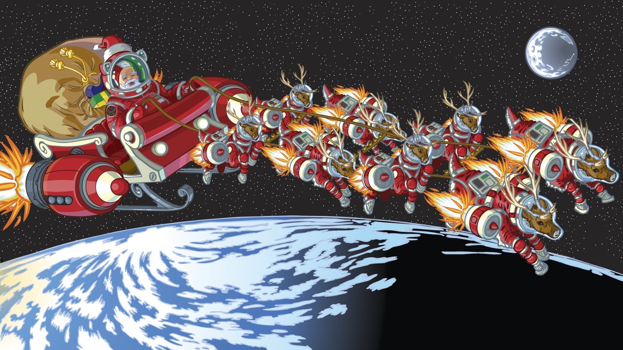 No chimney? No problem! How Santa will visit astronauts on the International Space Station (video)