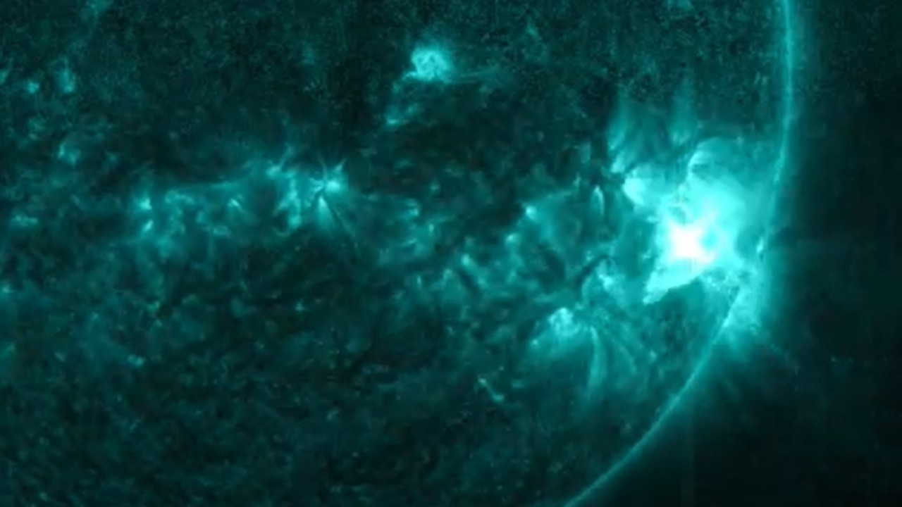 'Hole' in the sun unleashes powerful X1.2 solar flare, threatens space weather mayhem