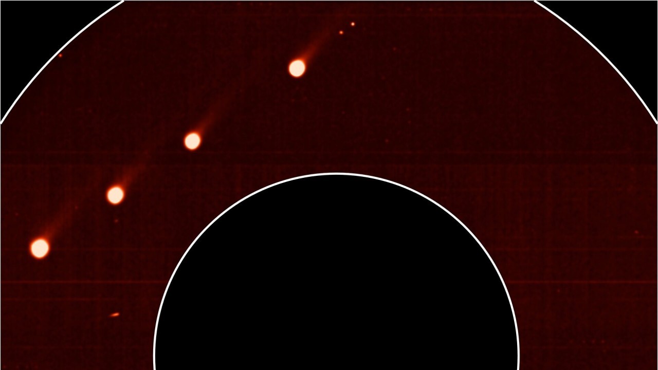 Europe's sun mission flew through the tail of Comet Leonard