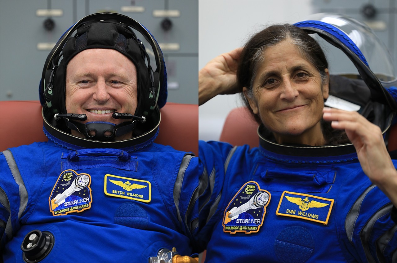 NASA astronauts debut new patch design for Boeing Starliner crew flight test