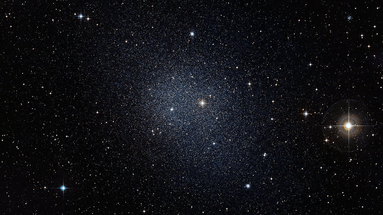 Strange arrangement of Milky Way's groupie galaxies may undermine dark matter