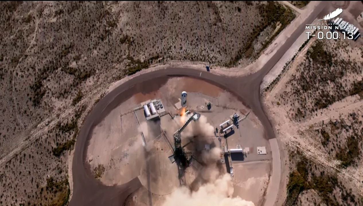 Blue Origin launches William Shatner and crew of 3 to the final frontier and back