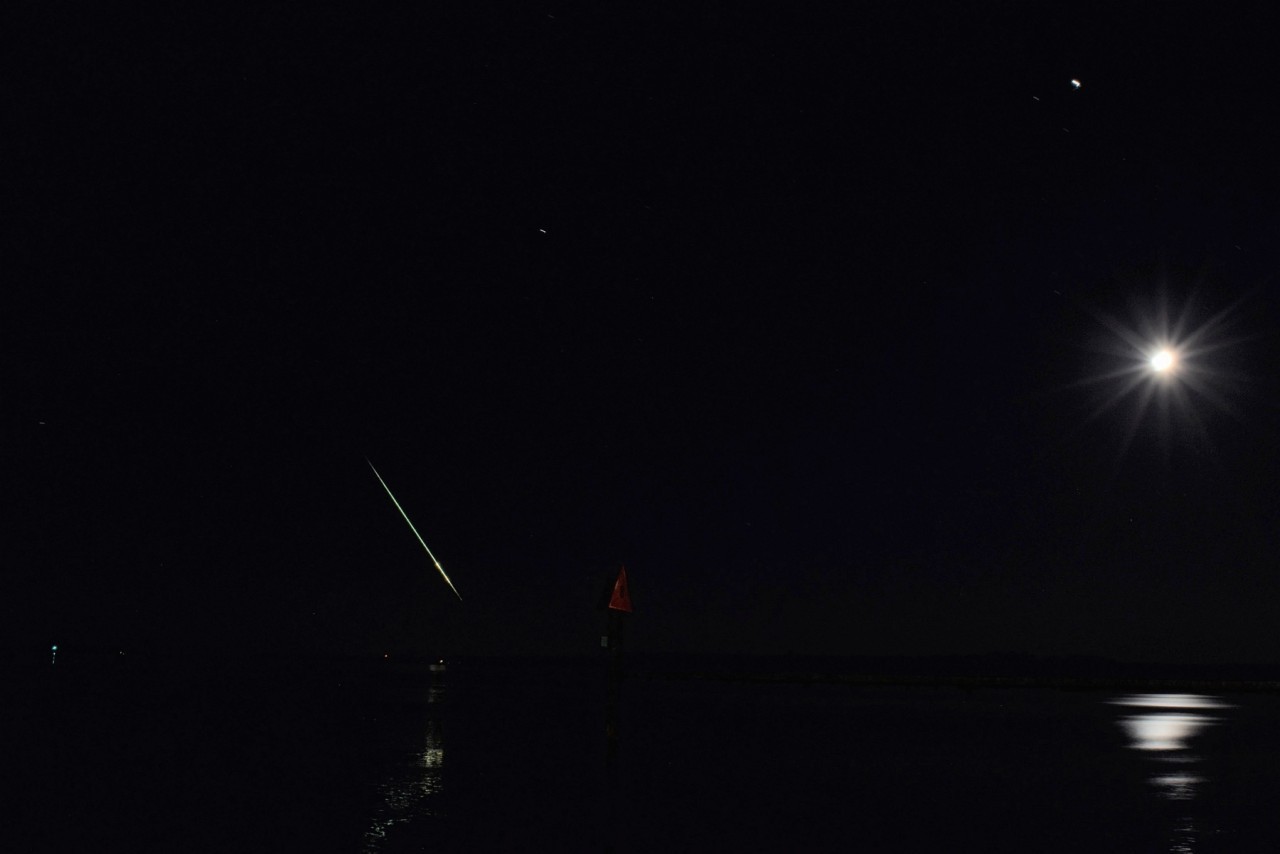 Brilliant fireball lights up night sky after SpaceX Crew-3 astronaut launch