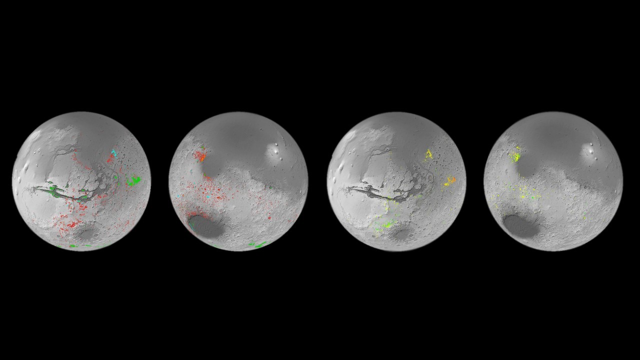 New Mars water map reveals history of Red Planet