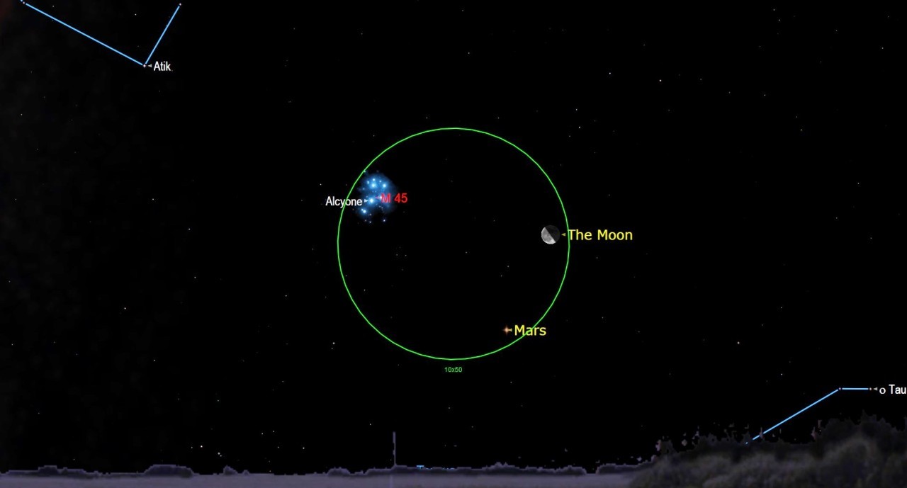 Moon to pay Mars an early morning visit on Friday (Aug. 18)