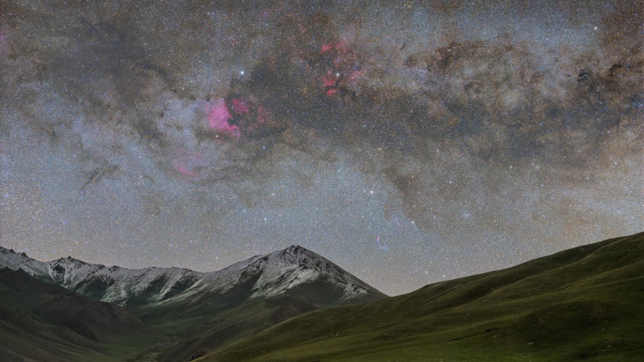 Astrophotography under Kyrgyzstan's clear pristine skies, a stargazer's paradise