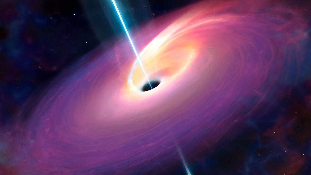 Hungry black hole shoots out bright X-ray jet 60,000 times hotter than the sun