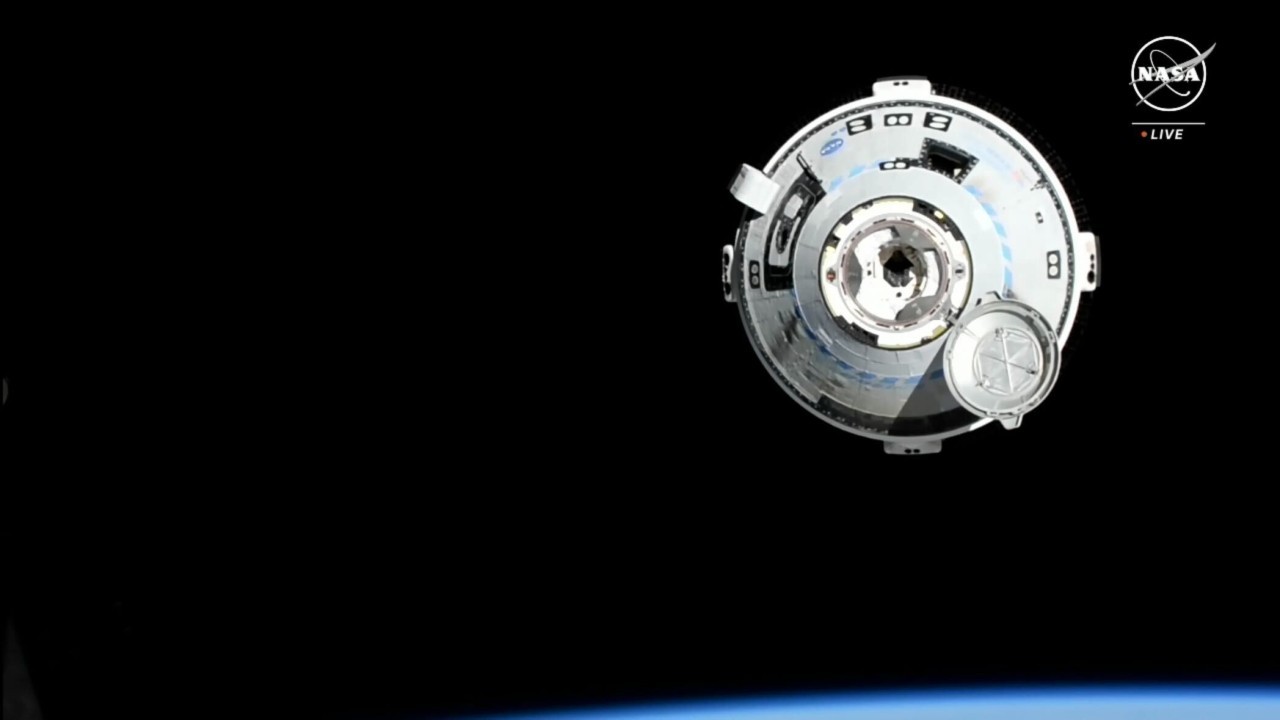 Boeing's 1st Starliner to carry astronauts docks at ISS despite thruster malfunction