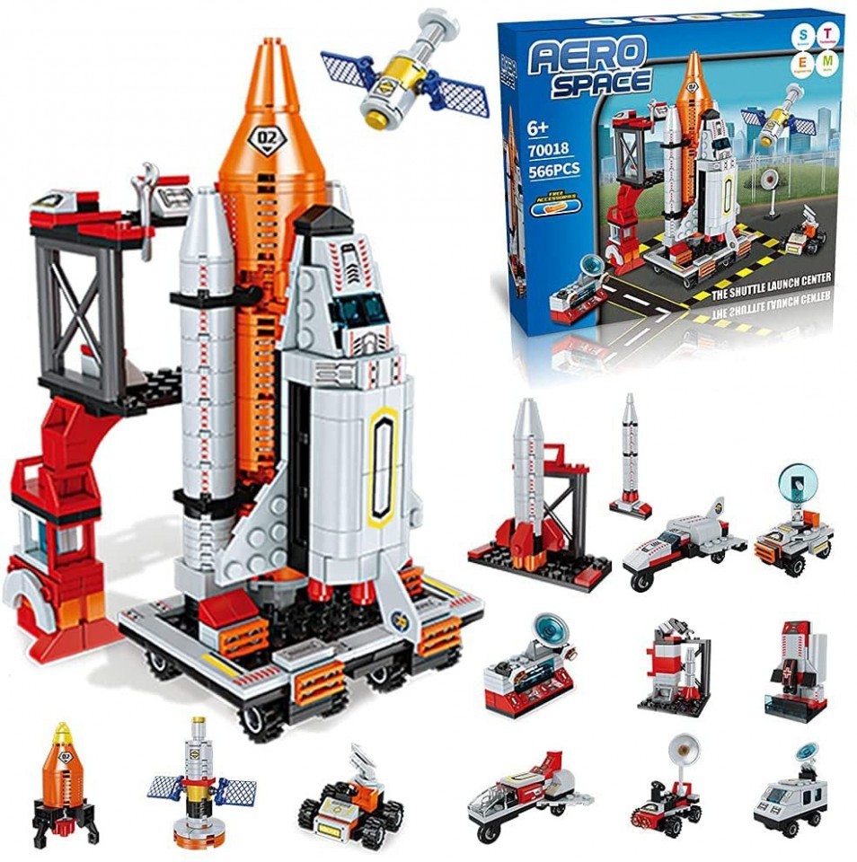 This kids' 12-in-1 Aerospace Building Kit is a sizable 27% off!